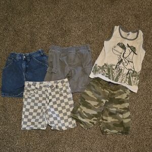 Kids Dinosaur Tank and Shorts Set